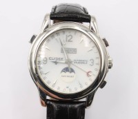 Auktion 365<br>Armbanduhr, Elysee, Automatik, Mondphase, Werk läuft, leicht getragene Erhaltung, D- 4cm