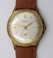 Auktion 365<br>Vintage-Armbanduhr, Modena, Handaufzug, Werk läuft, getragene Erhaltung, D- 3,3cm