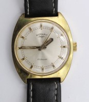 Auktion 365<br>Vintage-Armbanduhr, Rotary, Handaufzug, Werk läuft, getragene Erhaltung, D- 3,3cm