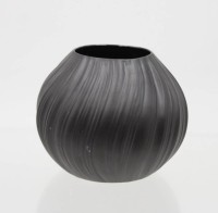 Auktion 365<br>kl. Vase, Rosenthal, Porcellaine Noir, M. Freyer, ca. H-8,5cm