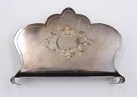 Auktion 365<br>Serviettenhalter, Robbe u. Berking, 90er Auflage, Friesenmuster, H-9cm B-13cm