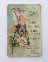 Auktion 365 / Los 3013 <br>Turn-Liederbuch um 1900, Gut Heil!, Altersspuren