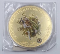 Auktion 365 / Los 6016 <br>gr. Medaille, Civitas Vaticana, orig. verschweißt, D-10cm