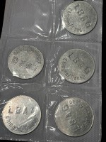 Auktion 365 / Los 7017 <br>5x Lebensmittel-Marken "Ehingen/Donau" gut f&uuml;r 1,5 kg Brot, orig. eingeschweisst