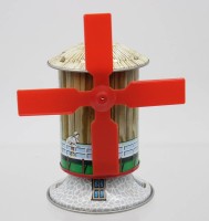 Auktion 365 / Los 12006 <br>Blechspardose in Mühlenform, Lorenz, guter Zustand, ohne Schlüssel, ca. H-10,5cm