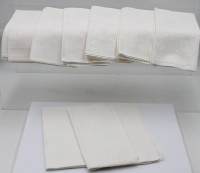 Auktion 365<br>9x div. Servietten, Leinen, älter