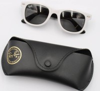 Auktion 365<br>Sonnenbrille, Ray Ban, Wayfarer, Weiß, anbei Etui