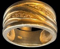 Auktion 365<br>breiter Silberring-925- mit klaren Steinen, RG 63, 13,3 gr