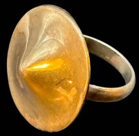 Auktion 365<br>Silberring mit Strohhut, geprüft, RG 49, 4,9 gr