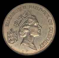 Auktion 365<br>Guernsey 2 Pfund, 1986, XIII Commonwealth-Spiele