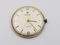 Auktion 365<br>Uhrenwerk Rado, 21 jewels, Handaufzug,  Werk steht, ca. D-3,5cm