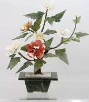 Auktion 365<br>Jade-Baum, H-ca. 29 cm, wohl China?
