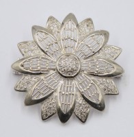 Auktion 365<br>Brosche aus 800er Silber,