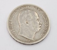 Auktion 365<br>Vereinstaler des Königreichs Preußen, Wilhelm I., 1866 A, Silber, 18,29gr., D-3,3cm