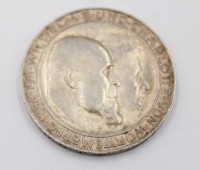 Auktion 365<br>3 Mark Stück, Silberhochzeit des Königspaares von Württemberg im Jahr 1911, 16,72gr., D-3,3cm