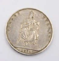 Auktion 365<br>Siegesthaler aus dem Jahr 1871, Wilhelm König v. Preussen, 18,51gr., D-3,3cm