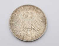 Auktion 365 / Los 6043 <br>Deutsches Reich 3 Mark Silber Völkerschlachtdenkmal 1813-1913, 16,64gr., D-3,3cm