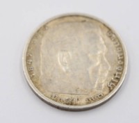 Auktion 365 / Los 6049 <br>5 Mark, Deutsches Reich, 1936, Hindenburg, 13,76gr., D-3cm
