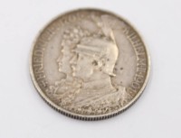 Auktion 365<br>2 Mark, Deutsches Reich, 1901, 11gr., D-2,8cm