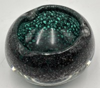 Auktion 365<br>Kristall-Ascher, wohl Skandinavien, H-6 cm, D-9,5 cm