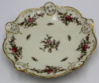 Auktion 365<br>Schale "Rosenthal" Moliere, Dekor Mossrose, D-19 cm