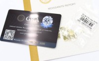 Auktion 365<br>Lemon gelber Moissanite, ca. 2ct, Diamantschliff, Zertifikat anbei