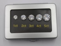 Auktion 365<br>Box zur Karatbestimmung, keine echten Steine