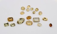 Auktion 365<br>Ausfassware, Citrine, ca. 100ct, teilw. beschädigt