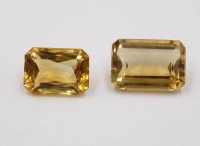Auktion 365<br>2x div. Citrine, zus. ca. 37ct