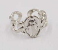 Auktion 365<br>925er Silber-Ring, 2,7gr., offene Schiene