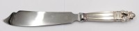 Auktion 365<br>gr. Tortenmesser, Silber-925-, Georg Jensen, Acorn, L-27 cm, 93 gr