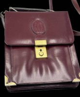 Auktion 365<br>Herrentasche "Bontex 47" Messingapplikationen, 25x20 cm