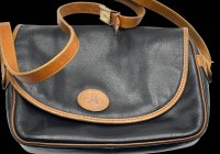 Auktion 365 / Los 13022 <br>Pourchet Paris Damenhandtasche, Gebrauchsspuren, 18x25 cm