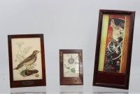 Auktion 365<br>3x alte Tisch-Rahmen, um 1900, ca. H-27cm bis 12,5cm, Altersspuren