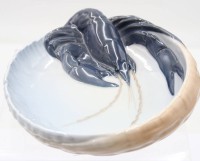 Auktion 365<br>Hummer-Schale "Royal Copenhagen", D-ca. 15 cm,
