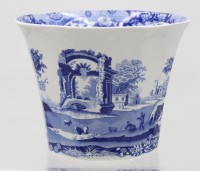 Auktion 365 / Los 9035 <br>Übertopf, Spode, italienische Landschaft, ca. H-14cm