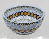 Auktion 365 / Los 9036 <br>Steingutschale, Schwämmledekor, Made in Saxony, H-9cm D-21,5cm