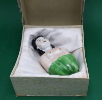 Auktion 365<br>handbemalter chinesischer Wandhaken, H- 16cm B- 7cm (in Box)