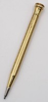 Auktion 365<br>Drehbleistift, Gold-583-, 9,5 gr, L-8 cm
