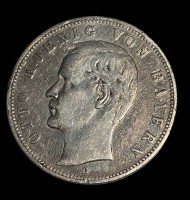 Auktion 365<br>5 Mark 1903, Otto, König von Baden, 27,6 gr, D-4 cm