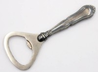 Auktion 365<br>Flaschenöffner, Silbergriff-830-, L-9 cm, Copenhagen