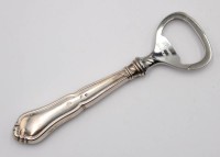 Auktion 365<br>Flaschenöffner Silber-830, , Copenhagen "SJ" Raadvad, L-12 cm