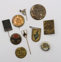 Auktion 365<br>10x div. Nadeln u. Anstecker aus der Zeit des 3. Reiches