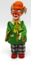 Auktion 365<br>mechan. Clown mit Tschinellen, H-21 cm