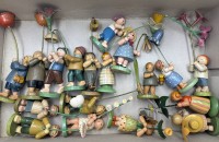 Auktion 365<br>18x Erzgebirge Blumenkinder, -5-7 cm