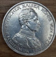 Auktion 366<br>5 Mark 1914 A, Kaiser Wilhelm II, Preussen