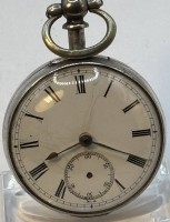 Auktion 366<br>mechan. HTU, Schlüsselwerk läuft, versilbert, D-4 cm