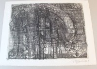 Auktion 366<br>Bernhard LUGINB&Uuml;HL (1929-2011), Abstrakt, Radierung, Nr. 159/200, ungerahmt, BG 56 x 75,5cm