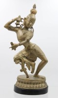 Auktion 366<br>Bronze-Statue einer tanzenden Dakini, Holzsockel, ca. H-41cm