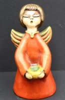 Auktion 366 / Los 9024 <br>Bozener Engel, rot, H-18 cm